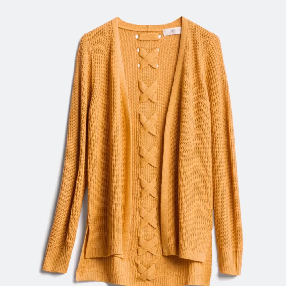 Jamelya Back Detail Cardigan with Cross Detail